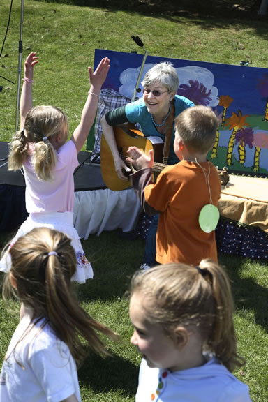 Lydia at Earth Day Celebration